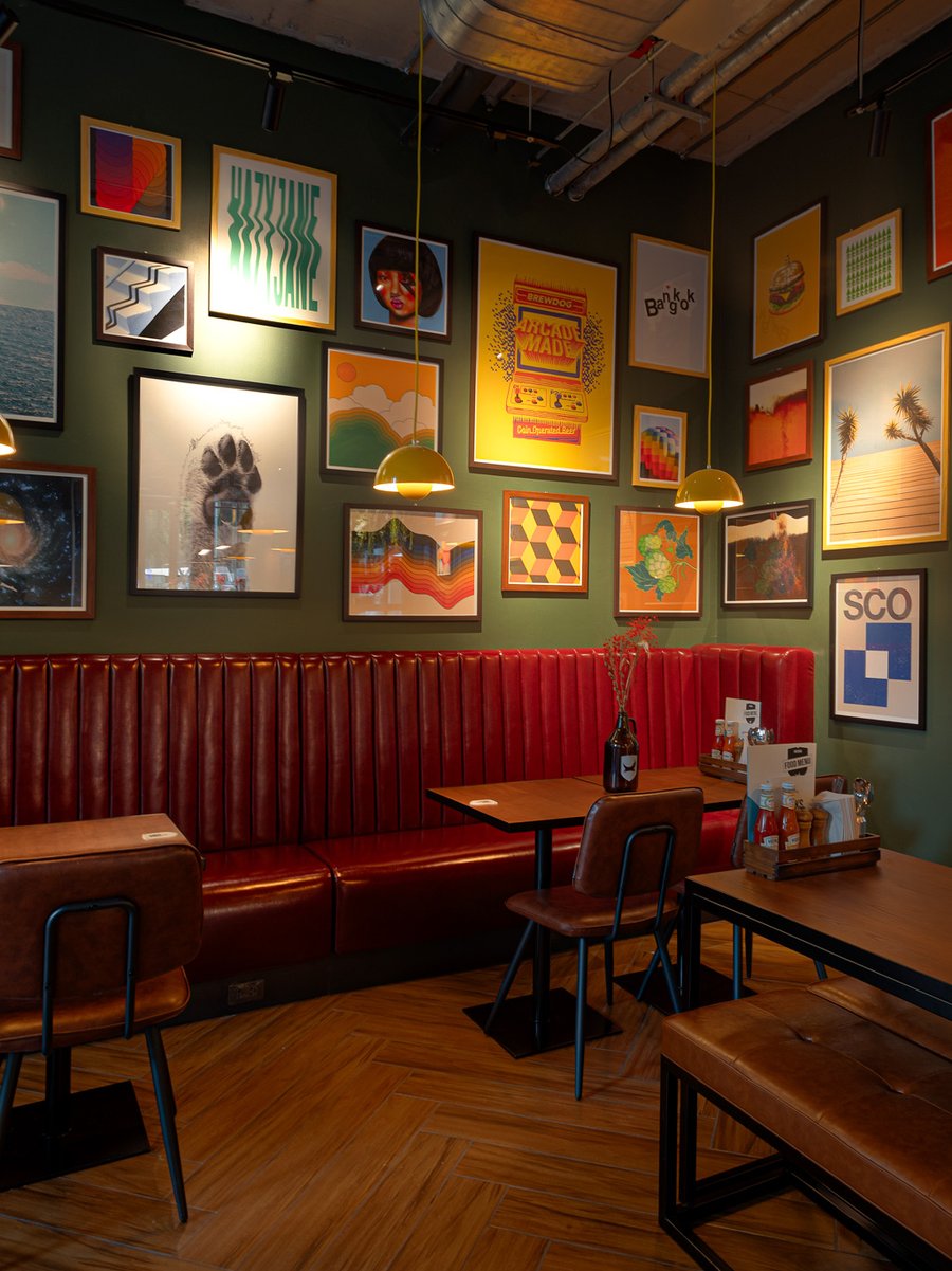 The lounge at BrewDog Bangkok